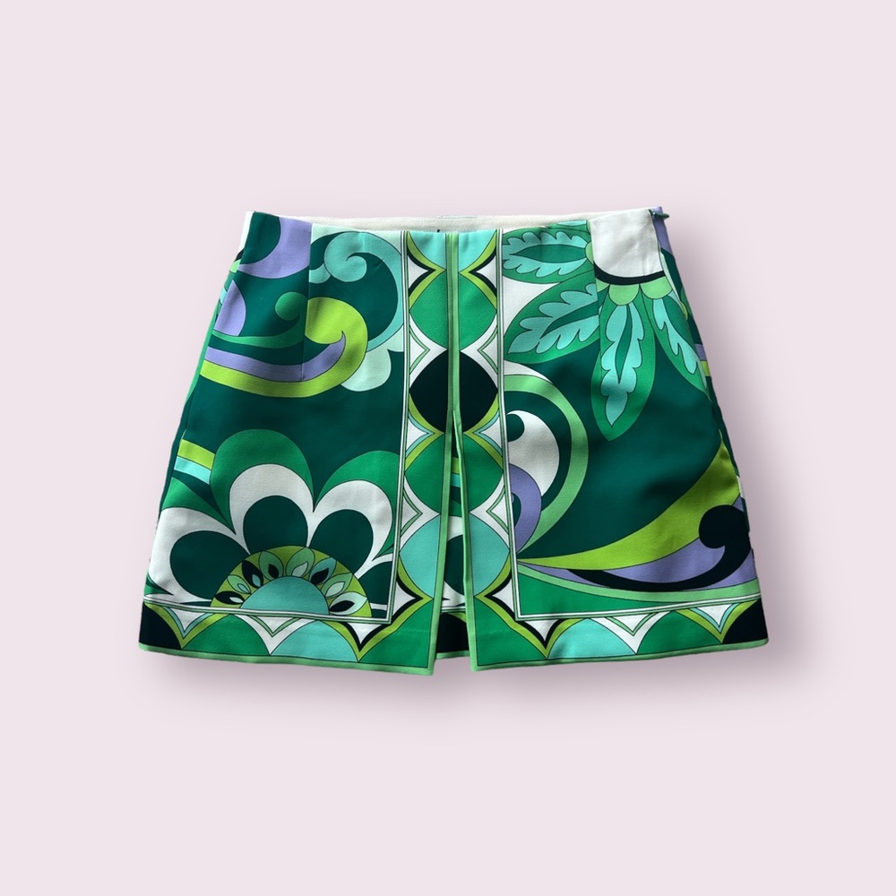 Zara Green Print Mini NWT